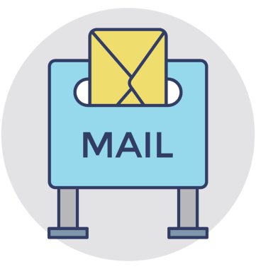  posta vektör simgesi