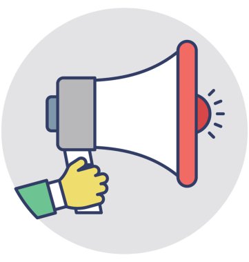  Promosyon vektör simgesi