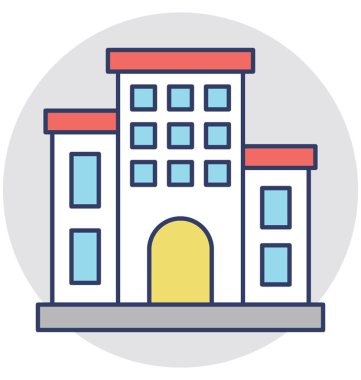  Binalar vektör simgesi