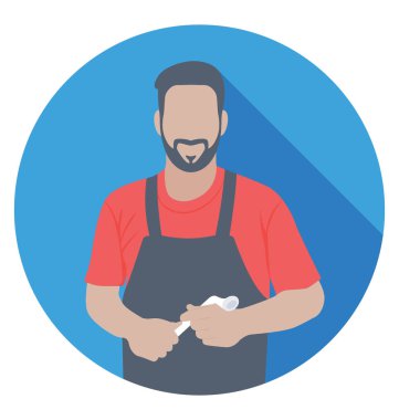  Teknisyen vektör simgesi