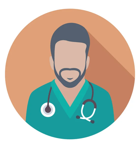 Doctor Vector Icono — Vector de stock