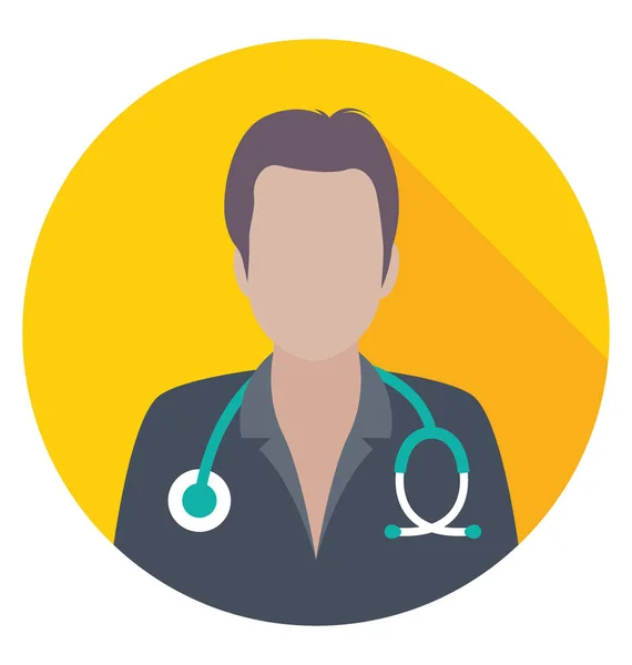 Doctor Vector Icono — Vector de stock