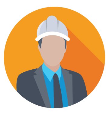  Mühendis vektör simgesi