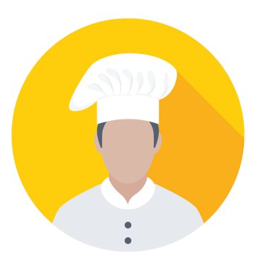  Şef vektör simgesi