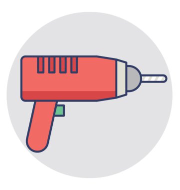  Matkap makinesi vektör simgesi