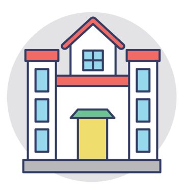  Ev vektörü simgesi