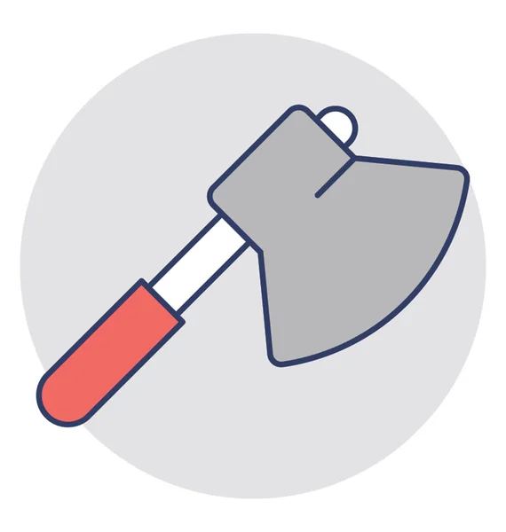 Axe icono vector — Vector de stock