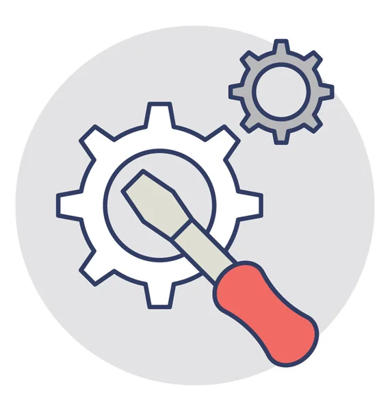 Cogwheel Vector Icon — Stock Vector