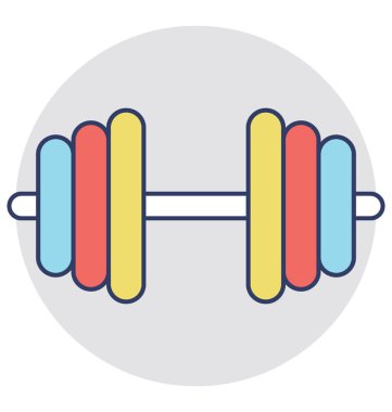  Dumbbell vektör simgesi