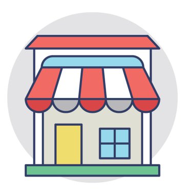  Mağaza vektör simgesi