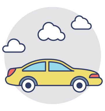  Taksi taksi vektör simgesi