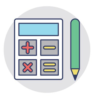  Hesaplama vektör simgesi