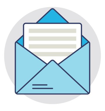  posta vektör simgesi