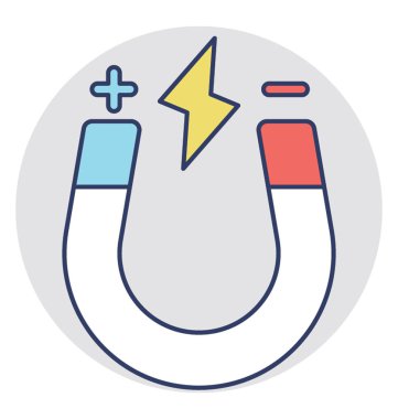  mıknatıs vektör simgesi