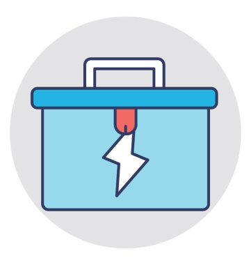  elektrik kutusu vektör simgesi