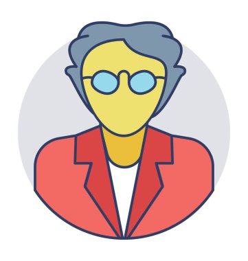  Bilim adamı vektör simgesi