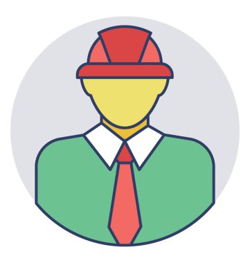  Mühendis vektör simgesi