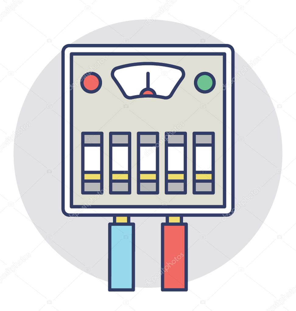 Electric Panel Vector Icon — Stock Vector © creativestall #171891144