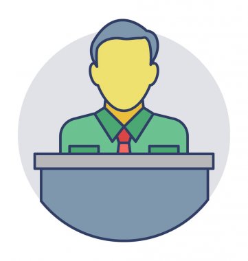  Satıcı vektör simgesi