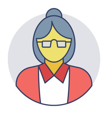  Öğretmen vektör simgesi