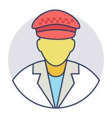  Sürücü vektör simgesi