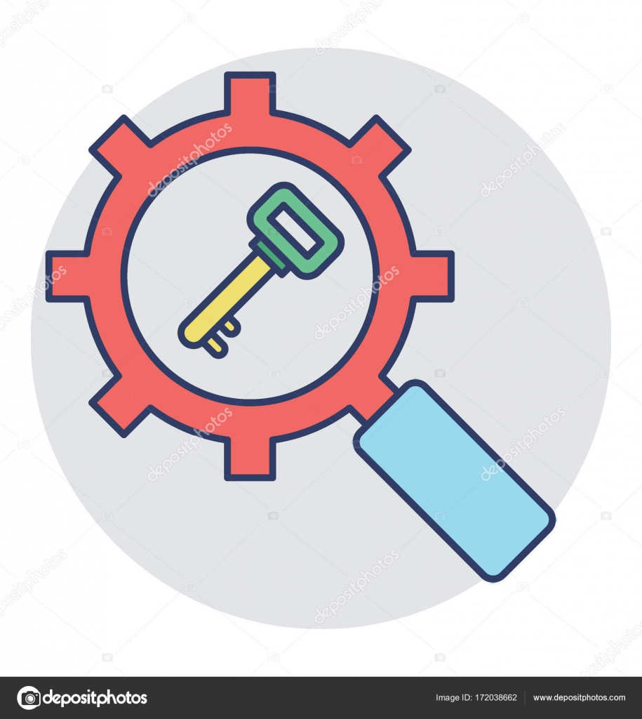 Keyword Research Vector Icon Vector Image By C Creativestall Vector Stock