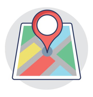  Yerel arama vektör simgesi