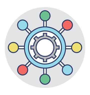  Sosyal medya pazarlama vektör simgesi