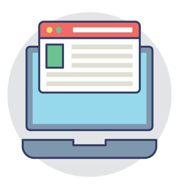  Web sitesi vektör simge