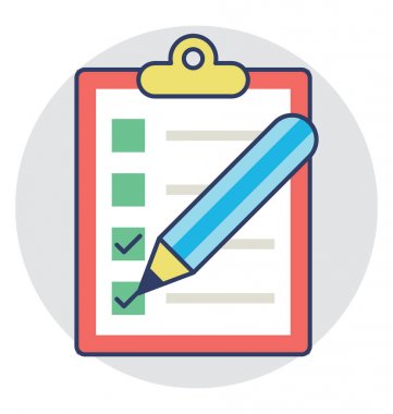  liste vektör simgesi