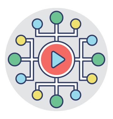  Viral pazarlama vektör simgesi