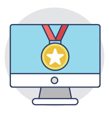  SEO ödül vektör simgesi