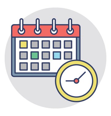  Gündem vektör simgesi