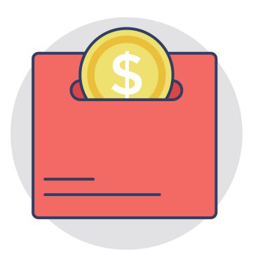  Tasarruf vektör simgesi