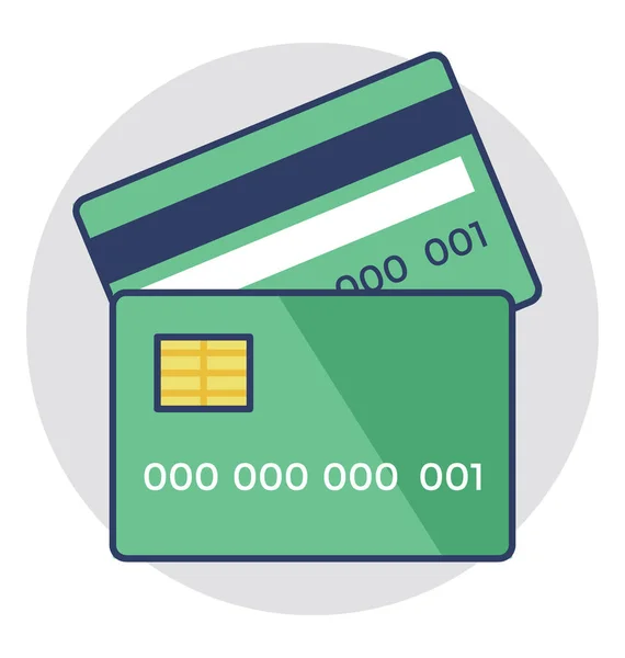 Εικονίδιο φορέα πιστωτικών καρτών — Διανυσματικό Αρχείο