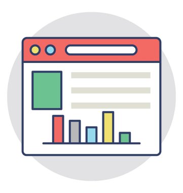  Çevrimiçi grafik vektör simgesi