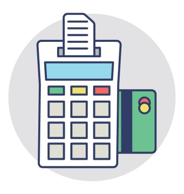  Kartı ödeme vektör simgesi