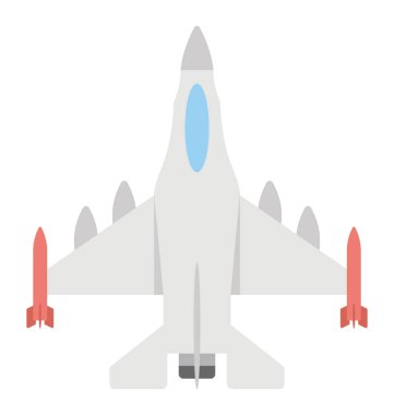  Hava Kuvvetleri Jet vektör simgesi