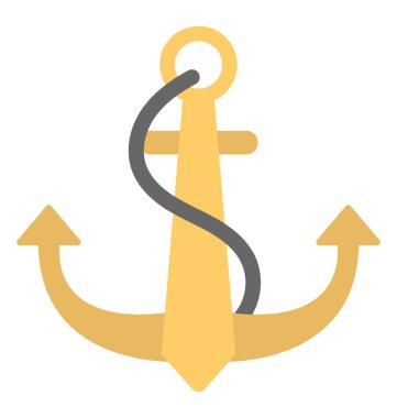  çapa vektör simgesi