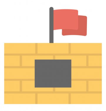  Askeri kışlalar vektör simgesi