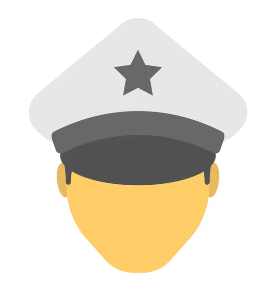 Cop Vector Icon — Stock Vector