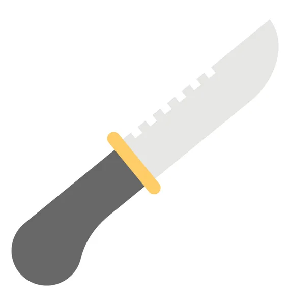 Cuchillo vector icono — Archivo Imágenes Vectoriales