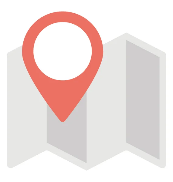 Kaart locatie Vector Icon — Stockvector