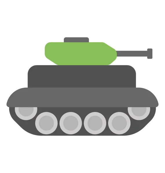 Бойовий танк вектор значок — стоковий вектор
