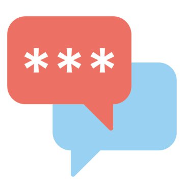  Sohbet vektör simgesi