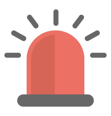  Siren çalar vektör simgesi