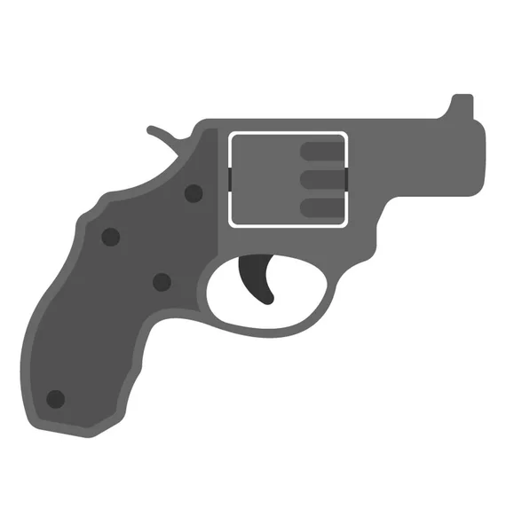 Пистолетная векторная икона — стоковый вектор