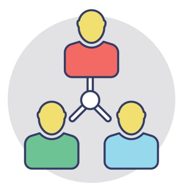  Ekip çalışması vektör simgesi