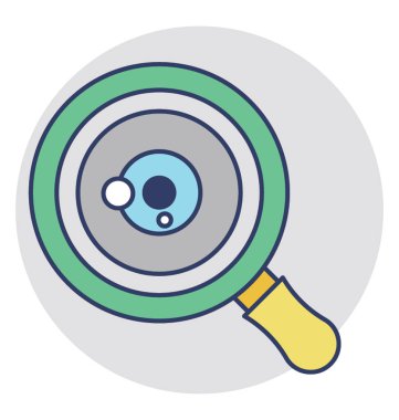  Vizyon vektör simgesi