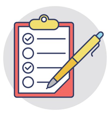  Kalite kontrol vektör simgesi